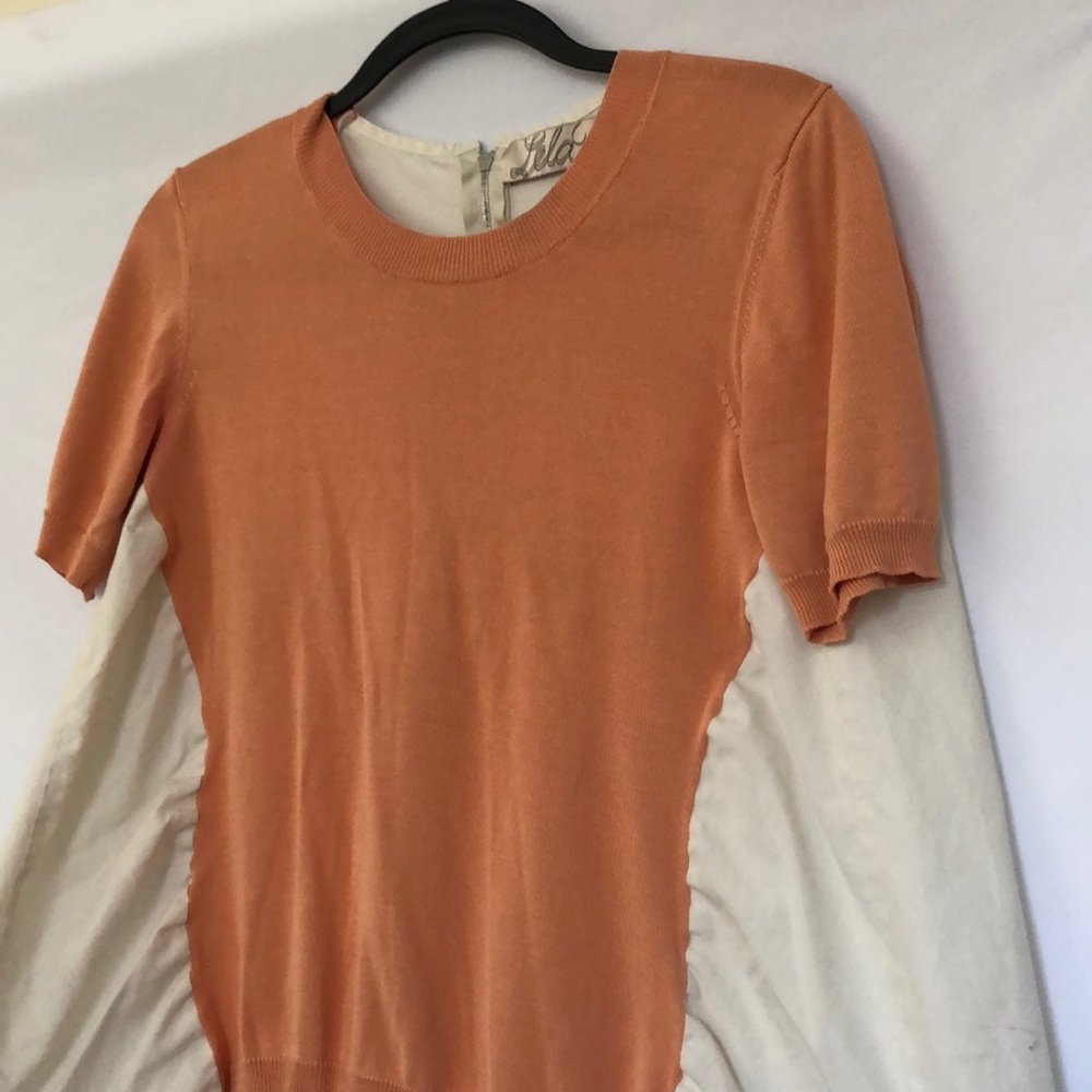 Sweater/linen shirt